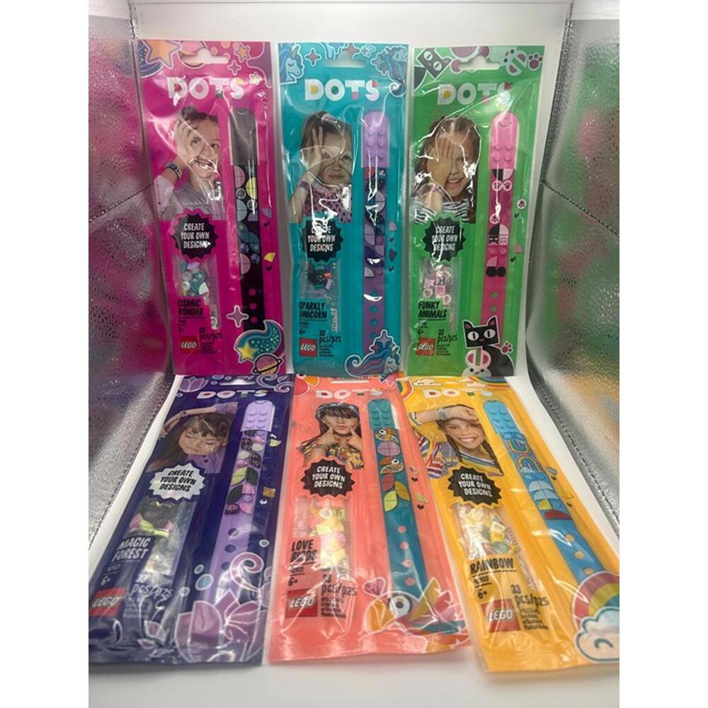 LEGO Dots Bracelets Bundle Lot. Brand New Extra Dots.